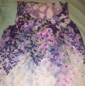 Floral sleeveless top